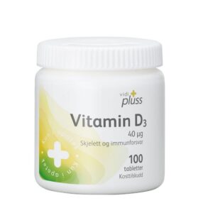 Vidi plus vitamin D 40mcg 100