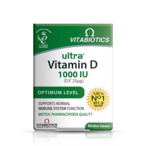Vitabiotics, Ultra Vitamin D 1000IU, 96 Tablets