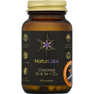 Vitalvibe NaturLabs Chelated Zn & Se + Cu 60