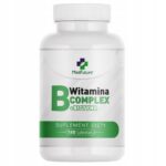 VITAMIN B COMPLEX B1 B2 B3 B5 B6 B12 BIOTIN, 120,KOMPLEKS WITAMINY B B1 B2 B3 B5 B6 B12 BIOTYNA, 120,MedFuture