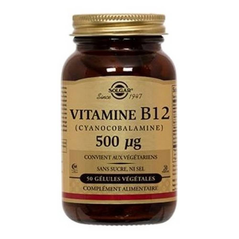 Vitamin B12 500 micrograms, 50