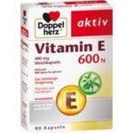 Vitamin E 600 N soft capsules, 80 pcs