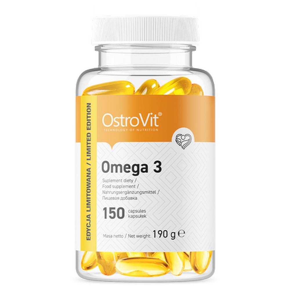Vitamins capsules OstroVit Omega 3 omega-3 acid 190 g 150 pcs.
