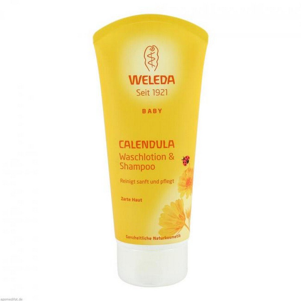 WELEDA Calendula washing lotion & shampoo, 200 ml