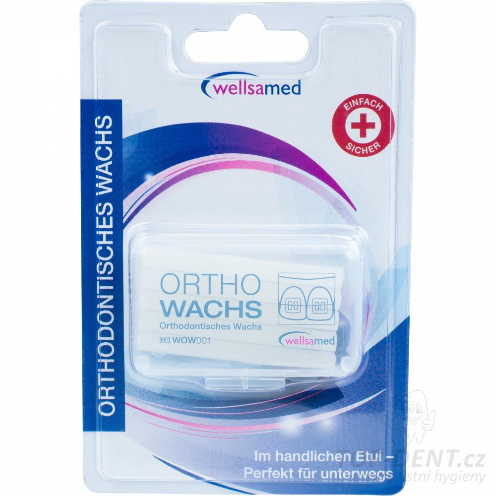 Wellsamed Ortho wax for braces, 5 pcs (blister)