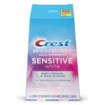 Whitening strips Crest 3D White SENSITIVE - for sensitive teeth