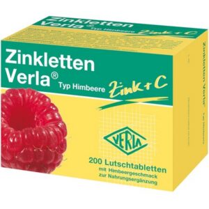 Verla-Pharm Arzneimittel GmbH & Co. KG Zinkletten Verla Raspberry,Verla-Pharm Arzneimittel GmbH & Co. KG Zinkletten Verla Himbeere